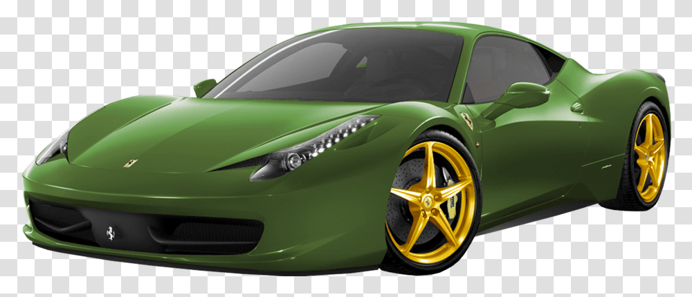 Green Ferrari Car Image Ferrari 458 Italia Price Philippines, Vehicle, Transportation, Automobile, Tire Transparent Png