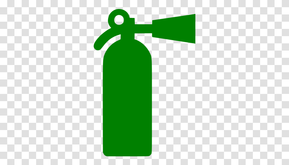 Green Fire Extinguisher Icon Fire Extinguisher Icon, Bottle, Pop Bottle, Beverage, Drink Transparent Png