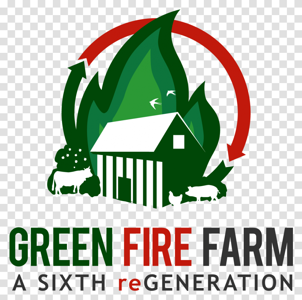 Green Fire Farm Logo Learn The Art Of Saying No, Recycling Symbol, Poster, Advertisement Transparent Png