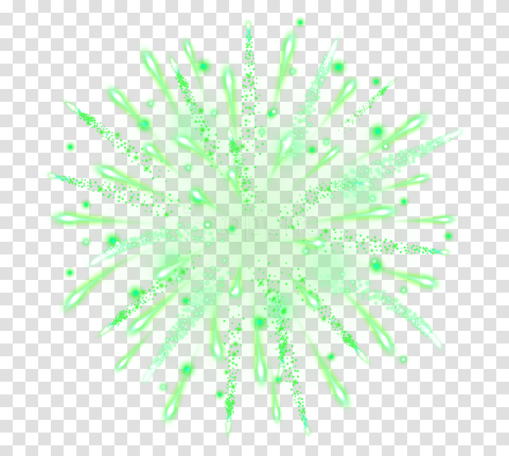 Green Fireworks, Light, Neon, Flare Transparent Png