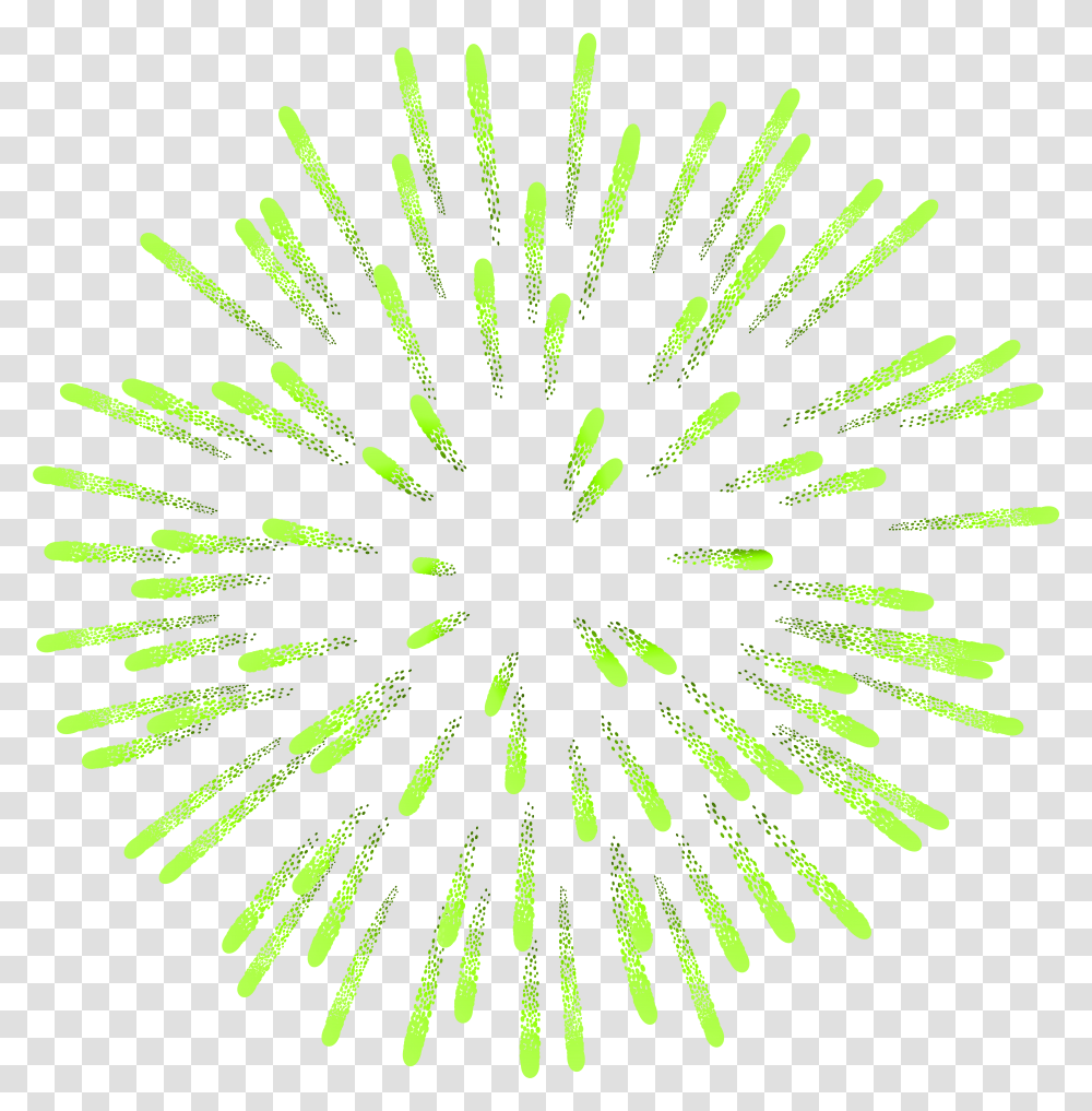 Green Fireworks Transparent Png