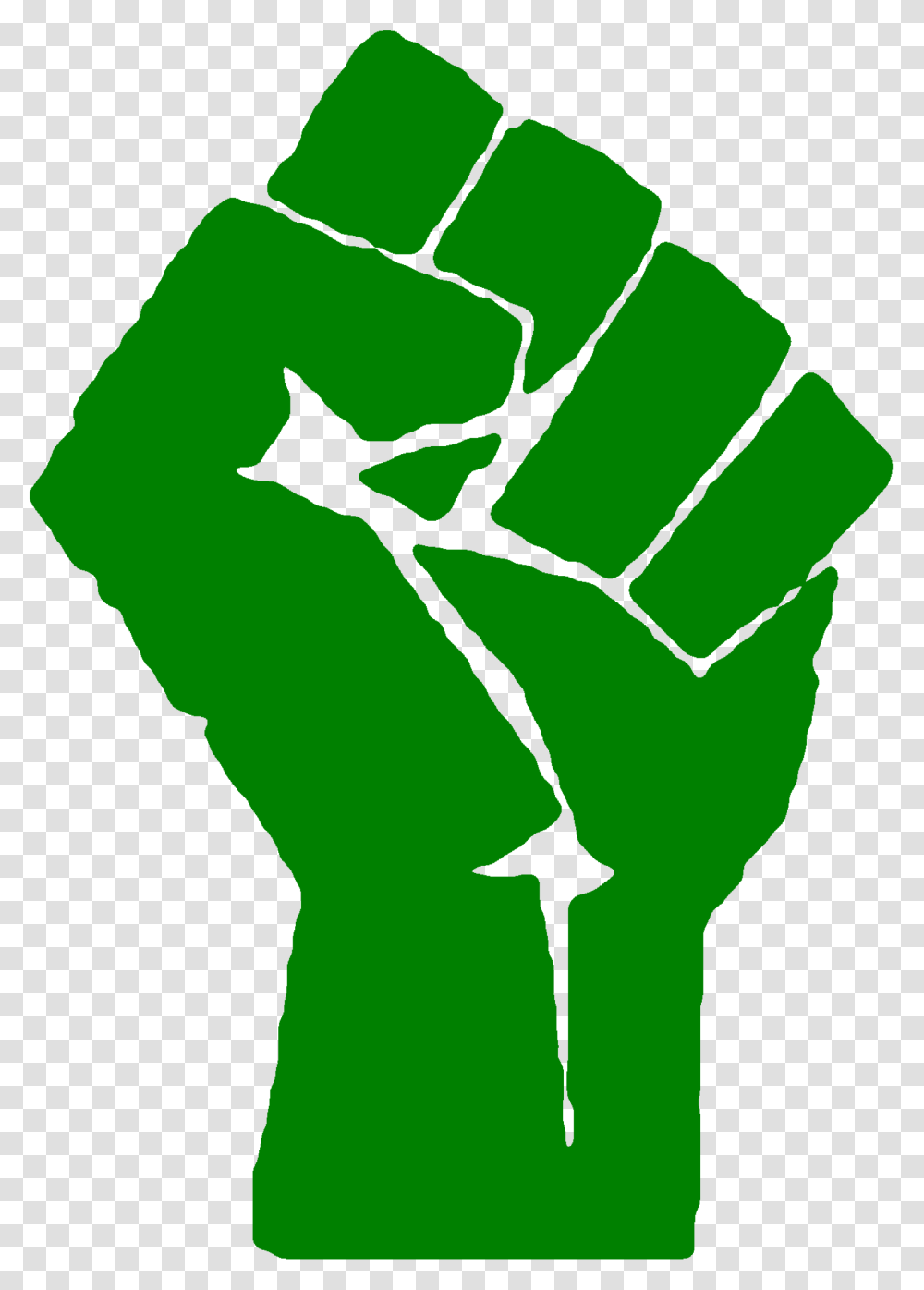 Green Fist, Hand, Person, Human, Recycling Symbol Transparent Png