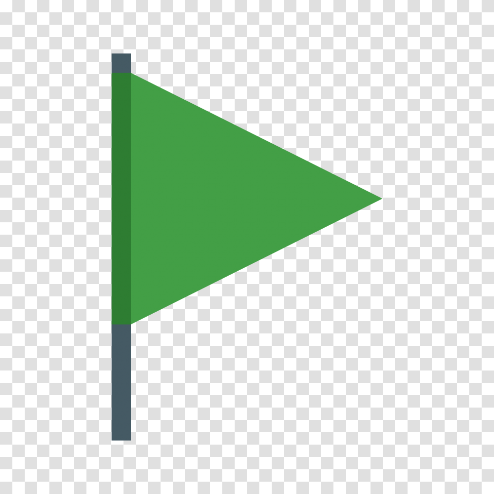 Green Flag Icon, Triangle, Business Card, Paper Transparent Png