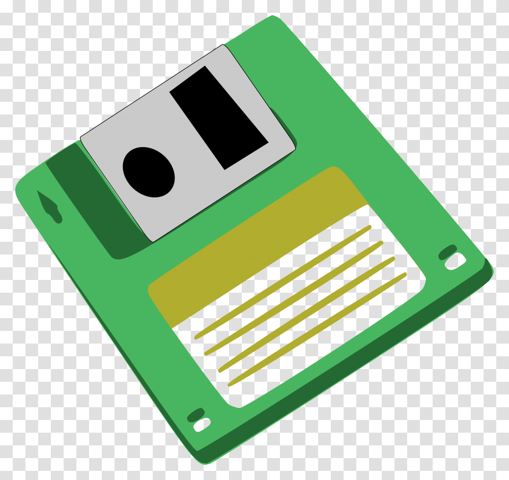 Green Floppy Disk Icons, Electronics, First Aid, Cassette Transparent Png