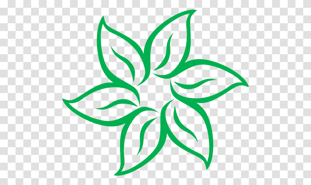 Green Flower Clip Art Flower Logo Black, Symbol, Trademark, Pattern, Graphics Transparent Png