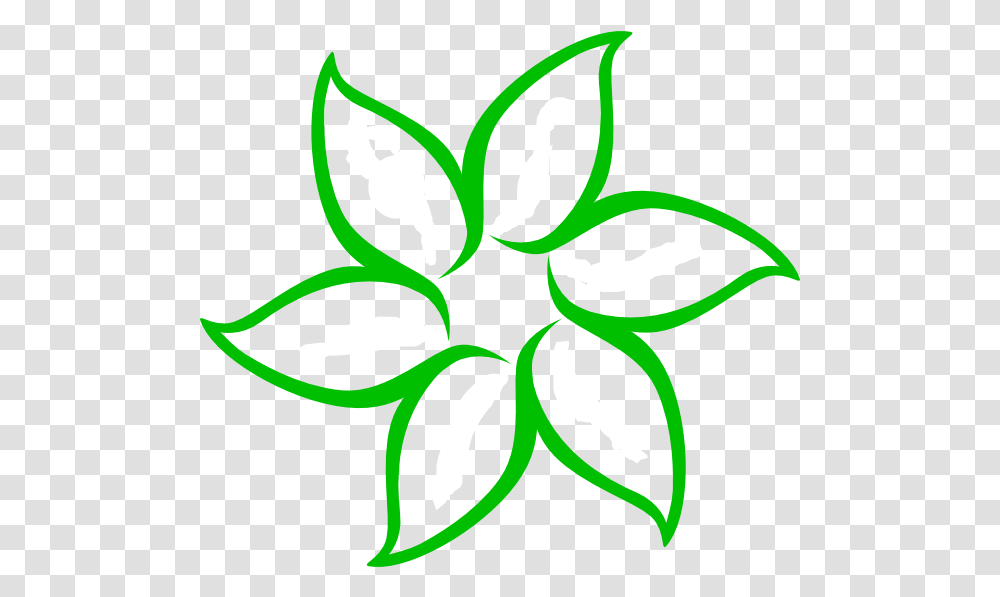 Green Flower Outline Clip Art Vector Clip Art Green Flower Outline, Stencil, Plant Transparent Png
