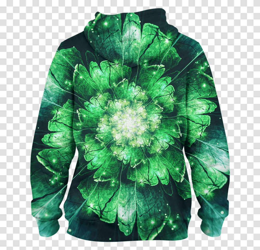 Green Flowers Pullover Hoodie Artificial Flower, Gemstone, Jewelry, Accessories, Accessory Transparent Png
