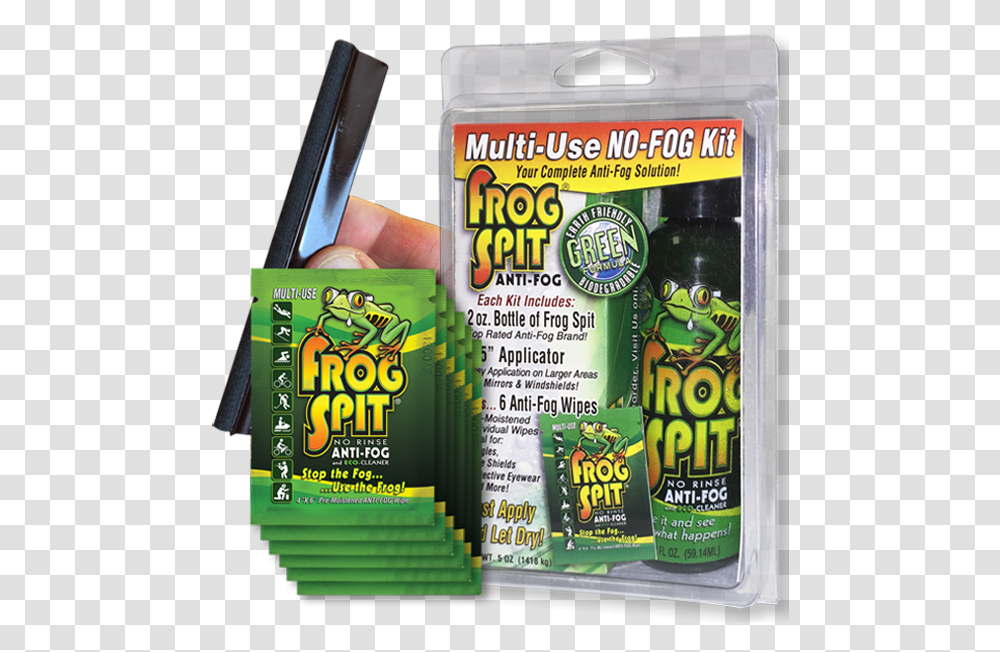 Green Fog Frog Spit For Diving Mask, Label, Poster, Advertisement Transparent Png