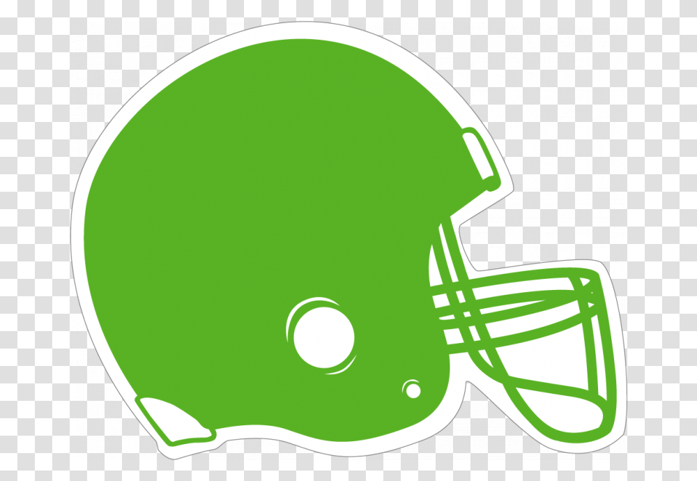 Green Football Helmet Clipart, Apparel, American Football, Team Sport Transparent Png