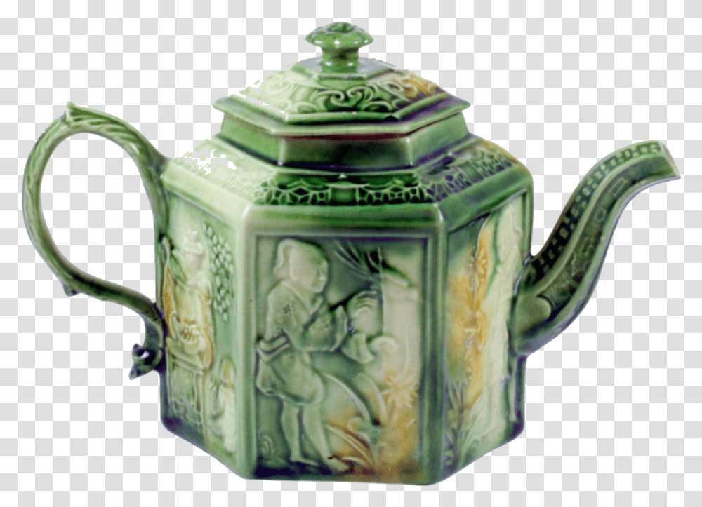Green For Moodboard, Pottery, Teapot, Porcelain Transparent Png
