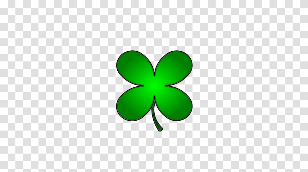 Green Four Leaf Clover Vector Image, Logo, Trademark Transparent Png