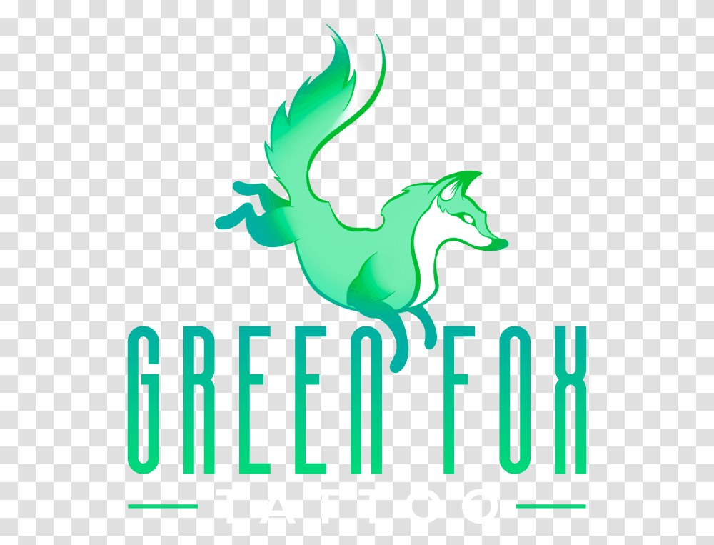 Green Fox Tattoo Graphic Design, Poster, Advertisement Transparent Png