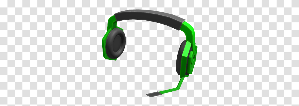 Green Gaming Headset Roblox Portable, Electronics, Headphones, Blow Dryer, Appliance Transparent Png