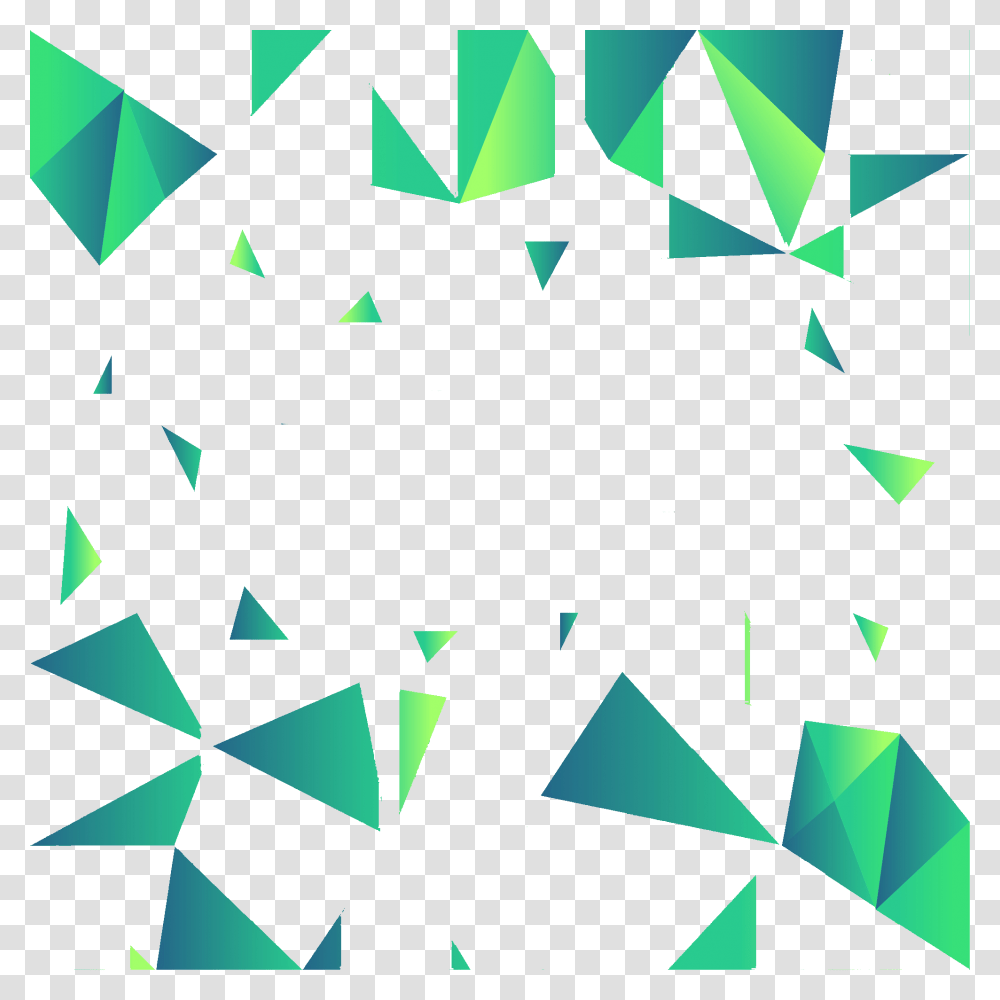 Green Geometric Backgrounds Vector Clipart, Pattern, Paper, Floral Design Transparent Png