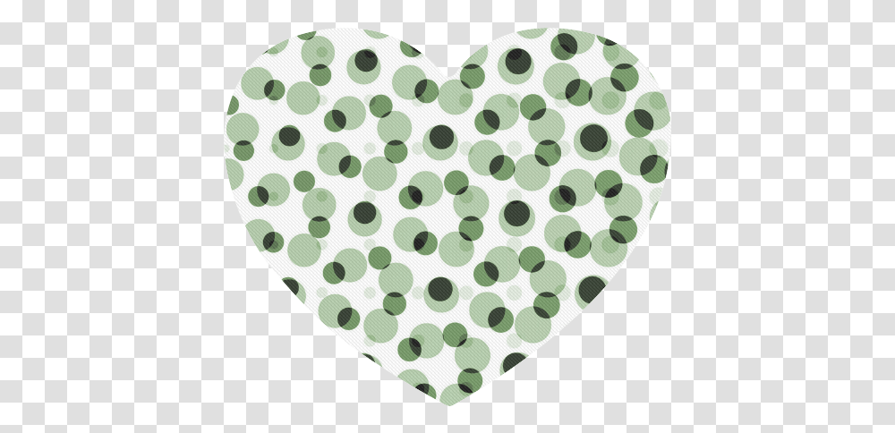Green Geometric Circular Pattern Heart Shaped Mousepad Blue Pattern Hd, Rug, Texture, Polka Dot Transparent Png