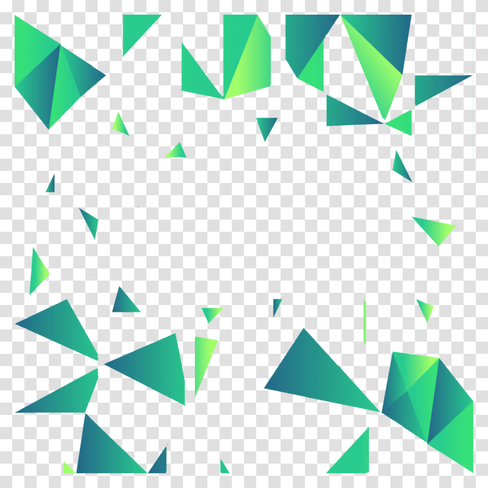 Green Geometric Pattern, Lighting, Triangle Transparent Png