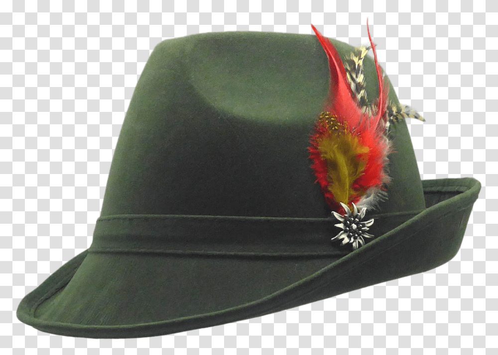 Green German Hat, Apparel, Cowboy Hat, Sun Hat Transparent Png