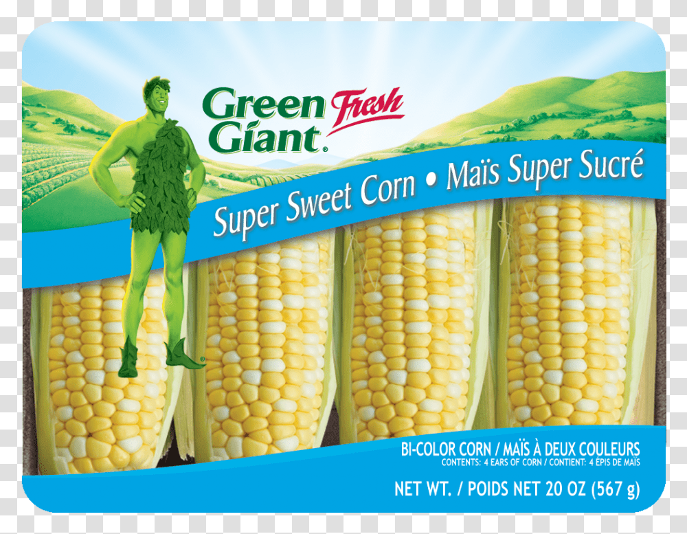 Green Giant Corn Fresh, Plant, Vegetable, Food, Person Transparent Png