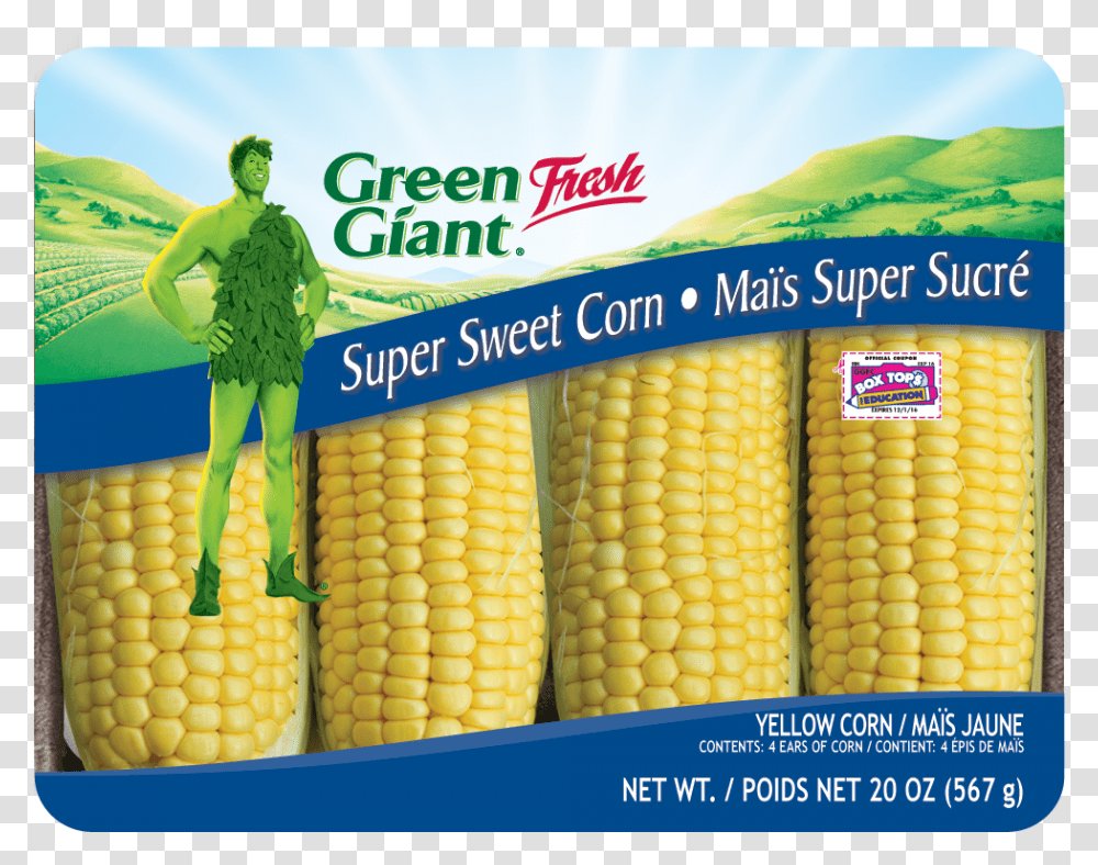 Green Giant Corn Fresh, Plant, Vegetable, Food, Person Transparent Png