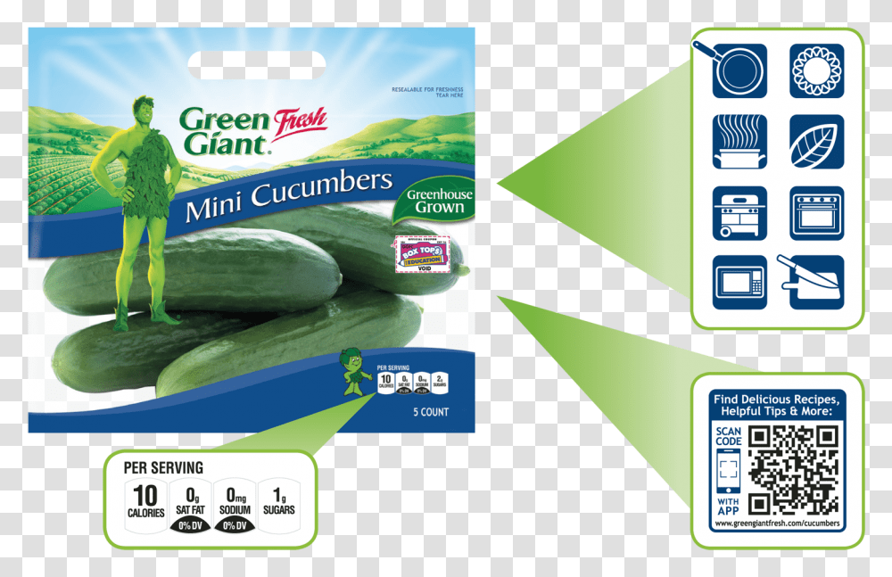 Green Giant Packaging, Plant, Person, Human, Cucumber Transparent Png