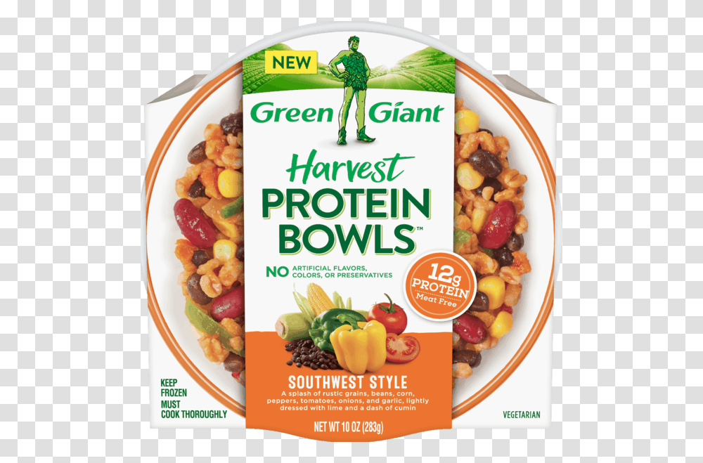 Green Giant Protein Bowl, Person, Advertisement, Poster, Flyer Transparent Png