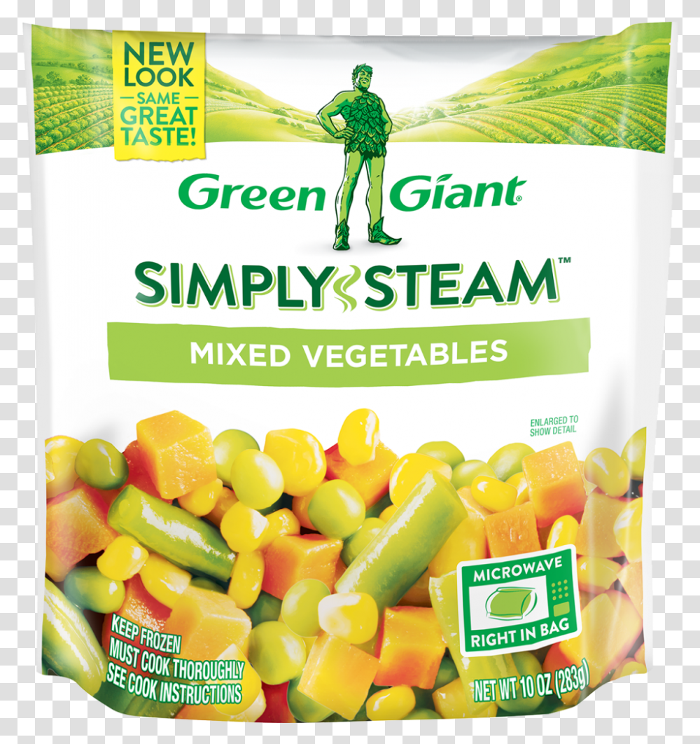Green Giant Simply Steam Mixed Vegetables Green Giant Cheesy Rice And Broccoli, Flyer, Poster, Paper, Advertisement Transparent Png