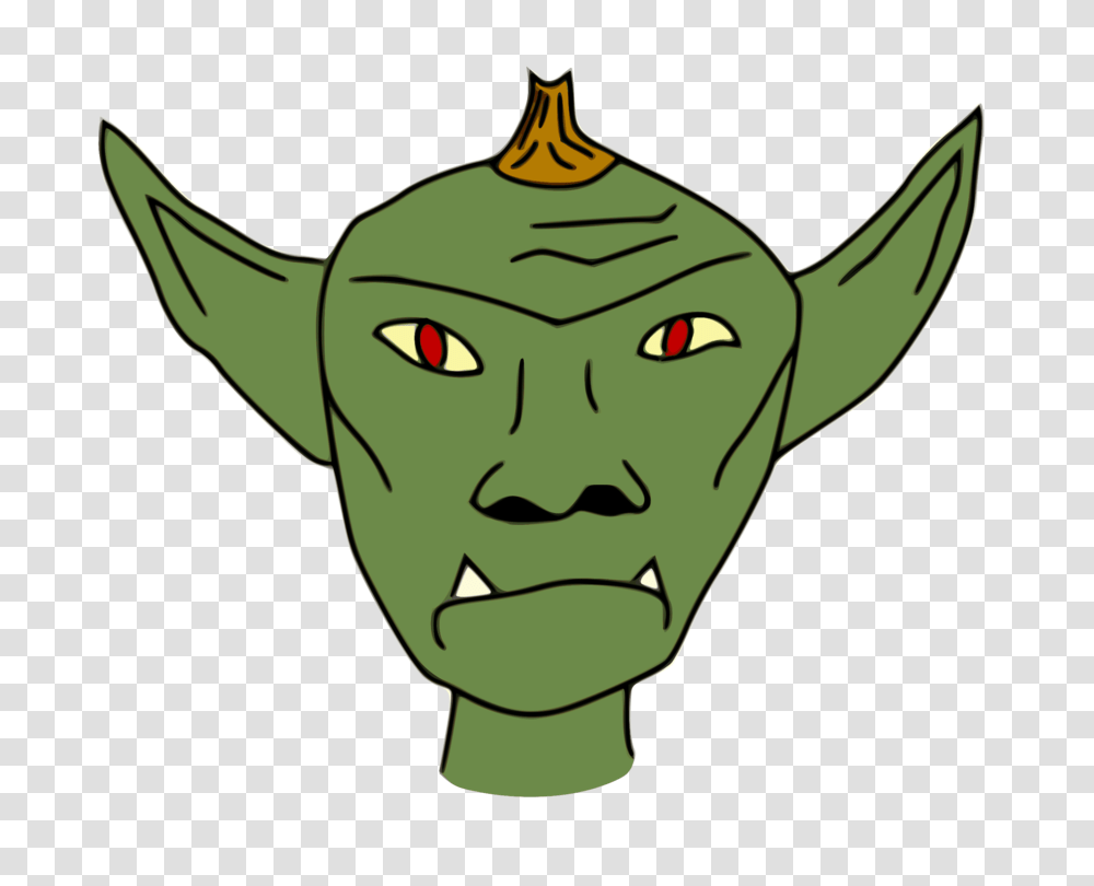 Green Goblin Drawing Orc, Face, Plant, Pottery, Head Transparent Png