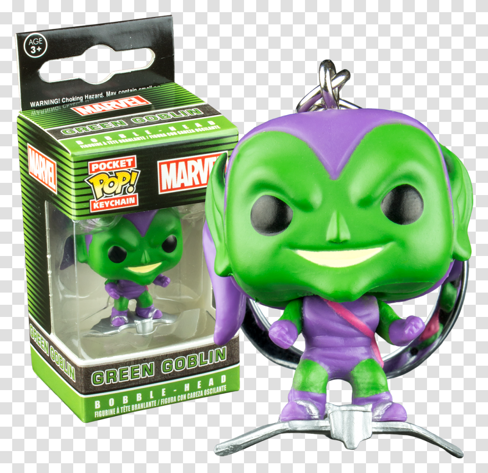 Green Goblin Pop Keychain, Toy, Sphere, Pac Man Transparent Png