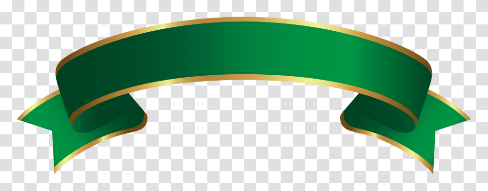 Green Gold Banner Clip, Label, Plant, Logo Transparent Png