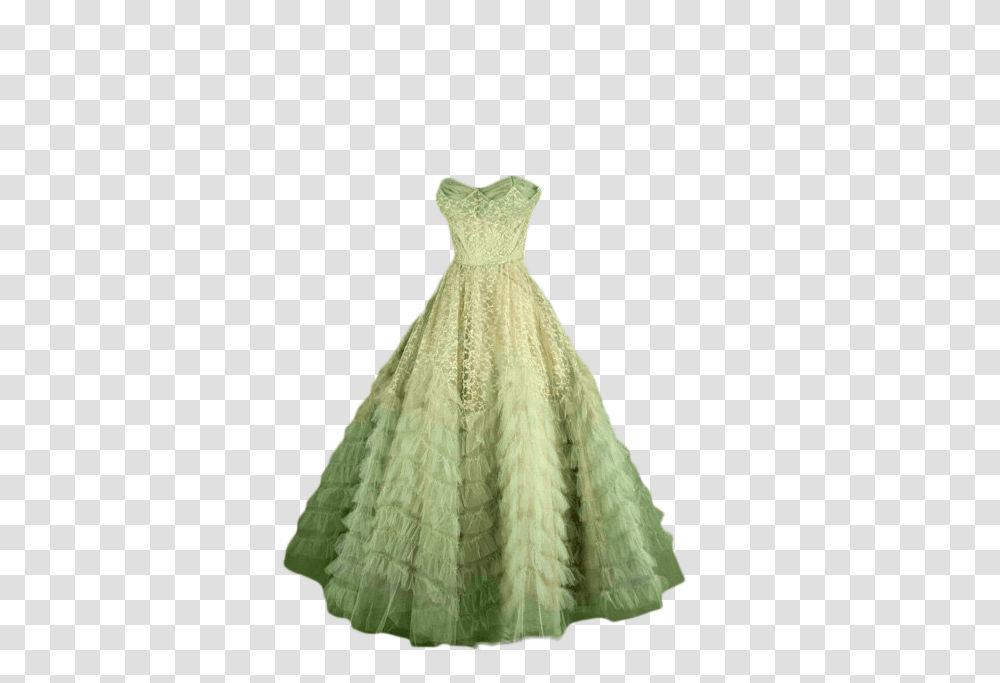 Green Gown, Apparel, Evening Dress, Robe Transparent Png