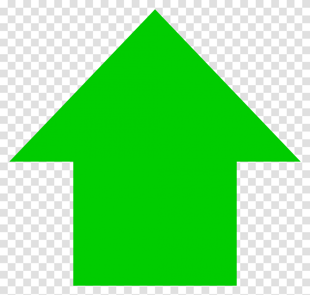 Green Green Arrow, Triangle, Symbol Transparent Png