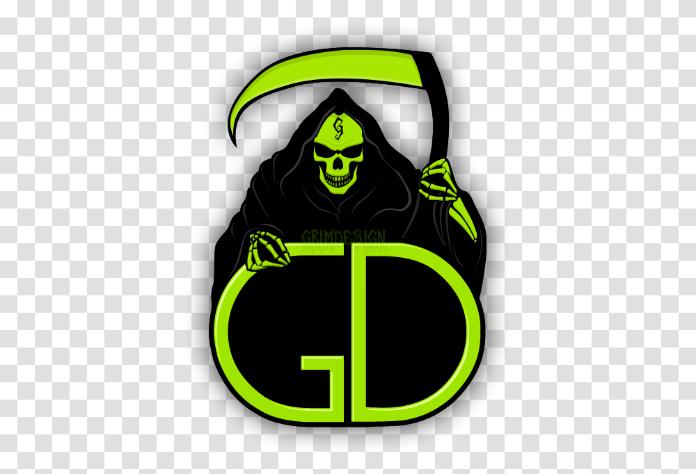 Green Grim Reaper Symbol Green Reaper Symbol, Poster, Advertisement, Pirate, Logo Transparent Png