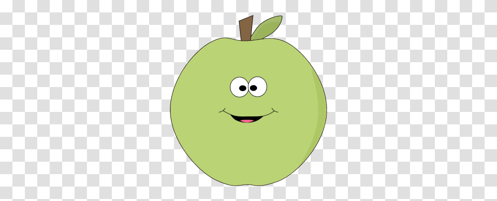 Green Happy Face Apple Clip Art, Plant, Food, Fruit, Produce Transparent Png