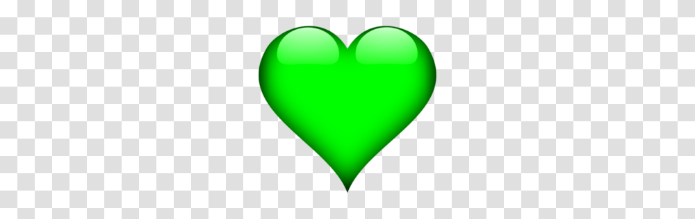 Green Heart, Balloon, Light Transparent Png