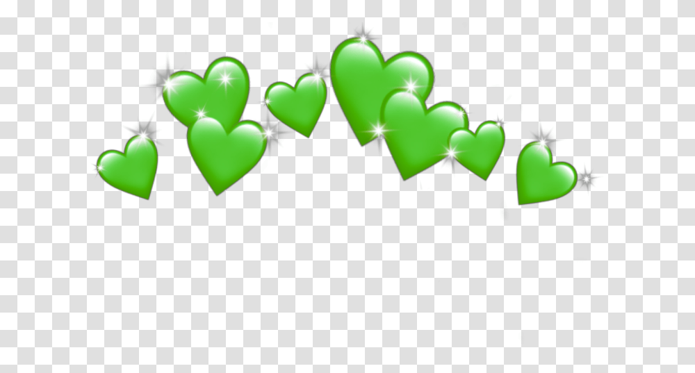 Green Heart Crown, Light, Flare Transparent Png