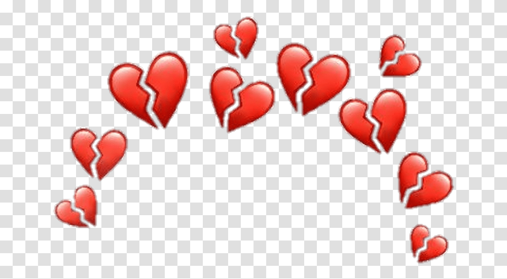 Green Heart Emoji Clipart Broken Heart Crown, Plant Transparent Png