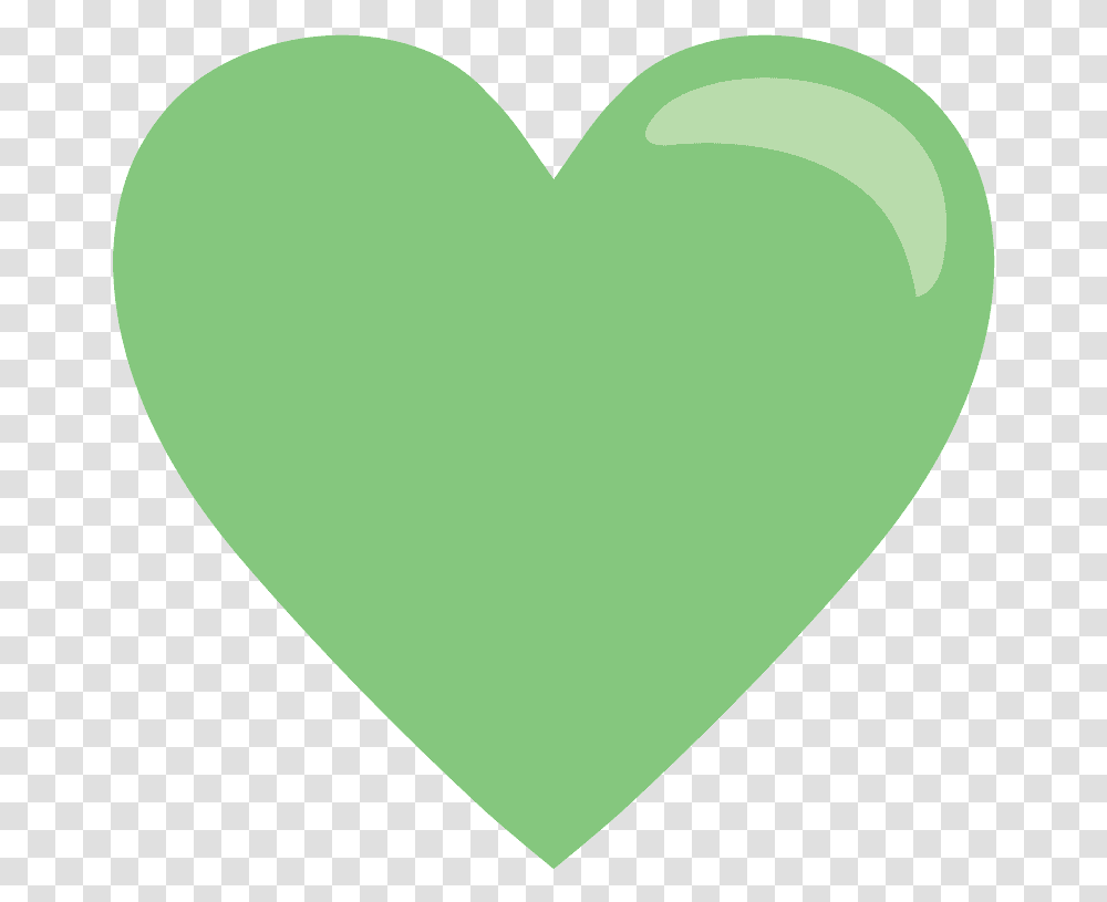 Green Heart Emoji Clipart Free Download Green Heart Icon, Balloon, Tennis Ball, Sport, Sports Transparent Png