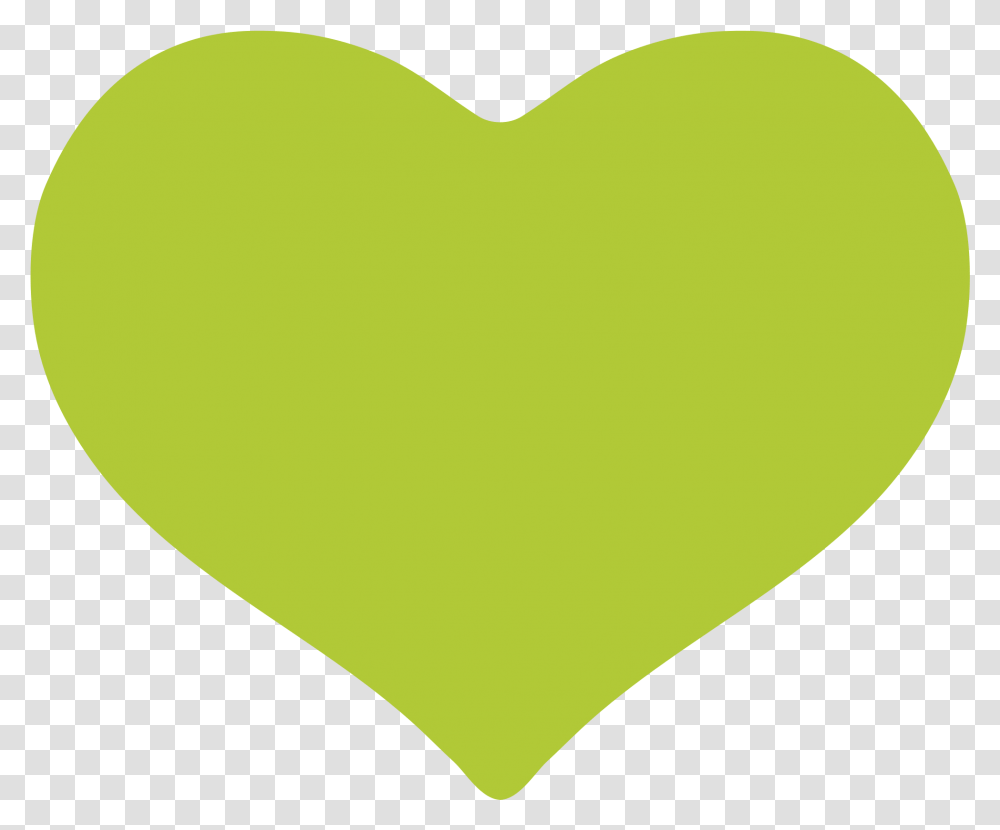Green Heart Emoji Corazon Verde, Pillow, Cushion, Tennis Ball, Sport Transparent Png