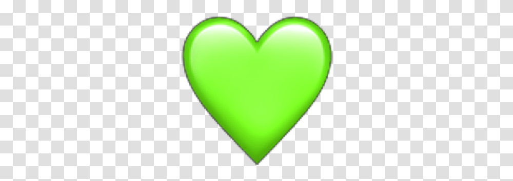 Green Heart Emoji Iphone Freetoedit Heart, Balloon, Cushion, Pillow Transparent Png