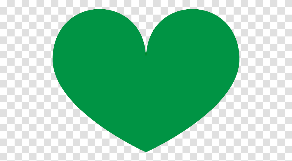 Green Heart Love Shape Valentine, Balloon, Pillow Transparent Png