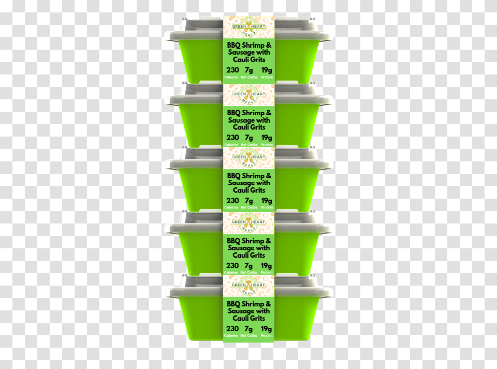 Green Heart Meals Healthy Affordable Meal Prep Label, Bucket, Text, Bowl, Cream Transparent Png