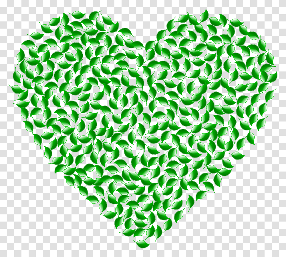 Green Heart Picture Icon Of Green Heart, Plant, Food, Vegetable, Produce Transparent Png