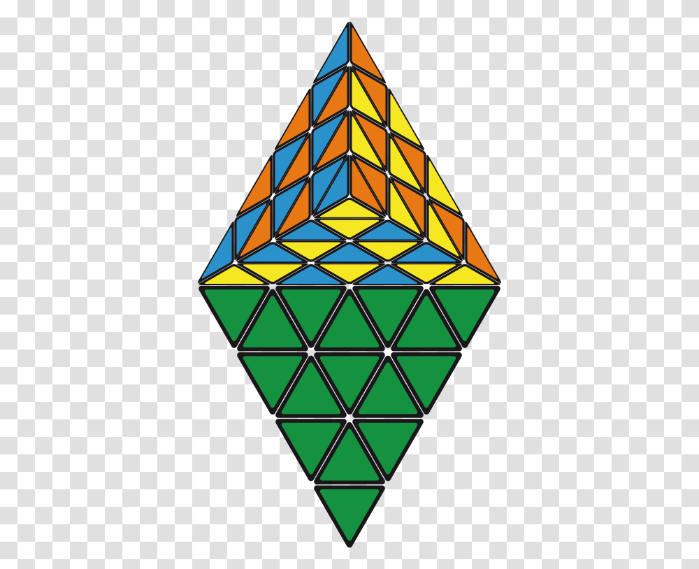 Green Hexagon Pyraminx Patterns, Rubix Cube, Triangle, Diamond, Gemstone Transparent Png