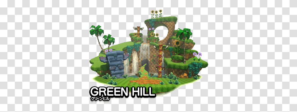 Green Hill Sonic Generations All Stages, Toy, Minecraft, Angry Birds, Vegetation Transparent Png