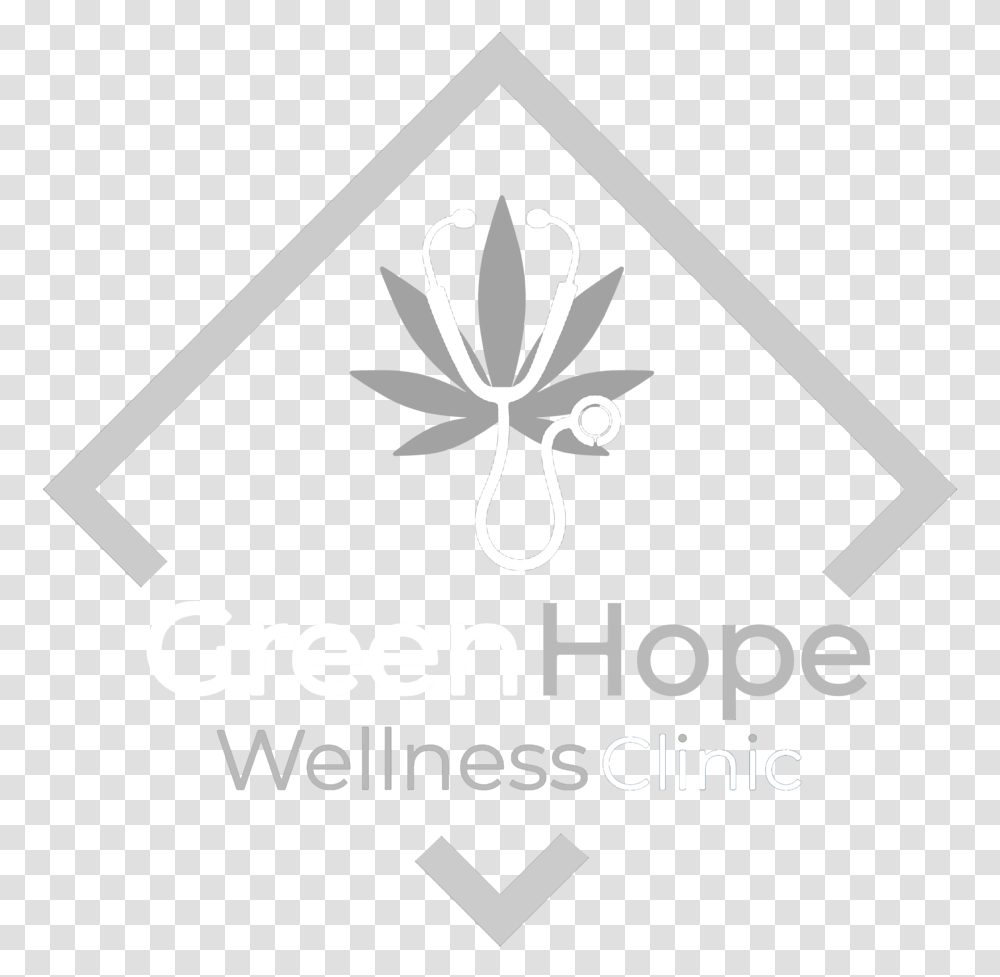 Green Hope Logo Working White Emblem, Trademark, Stencil Transparent Png