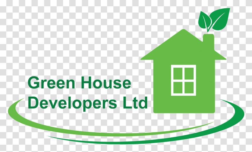 Green House Developers House With Leaves Logo, First Aid, People, Urban Transparent Png