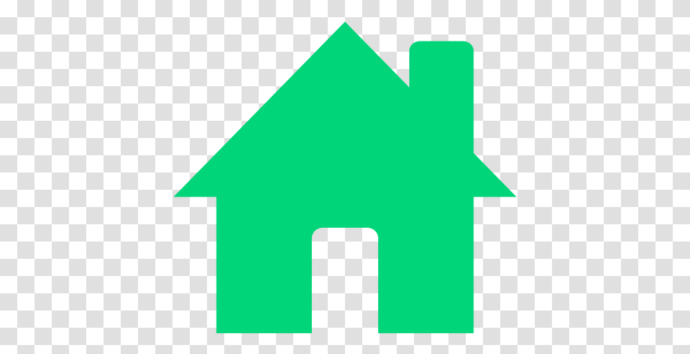 Green House House Silhouette Blue, First Aid, Triangle Transparent Png