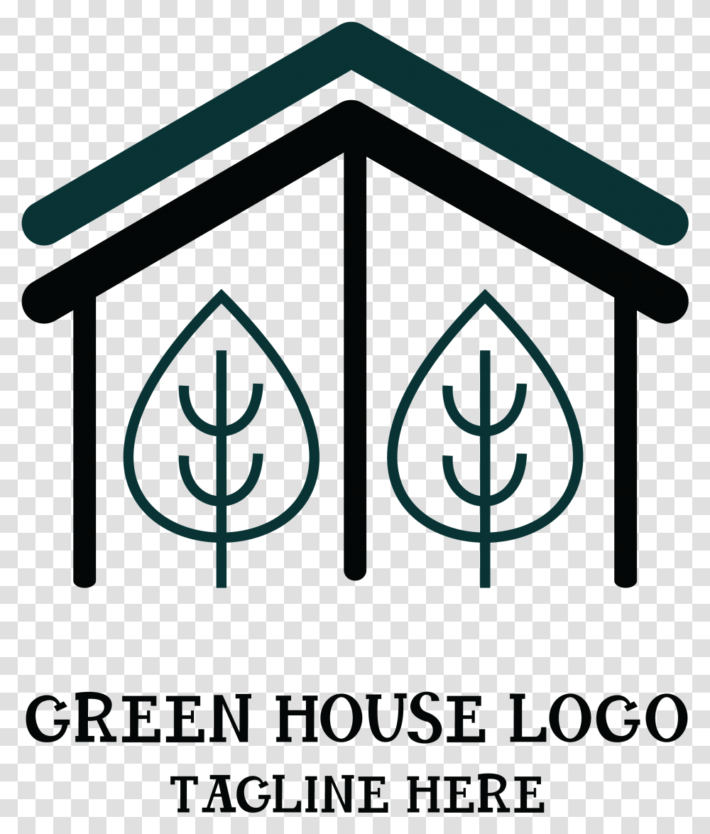 Green House Logo Vector Vertical, Symbol, Text, Emblem Transparent Png