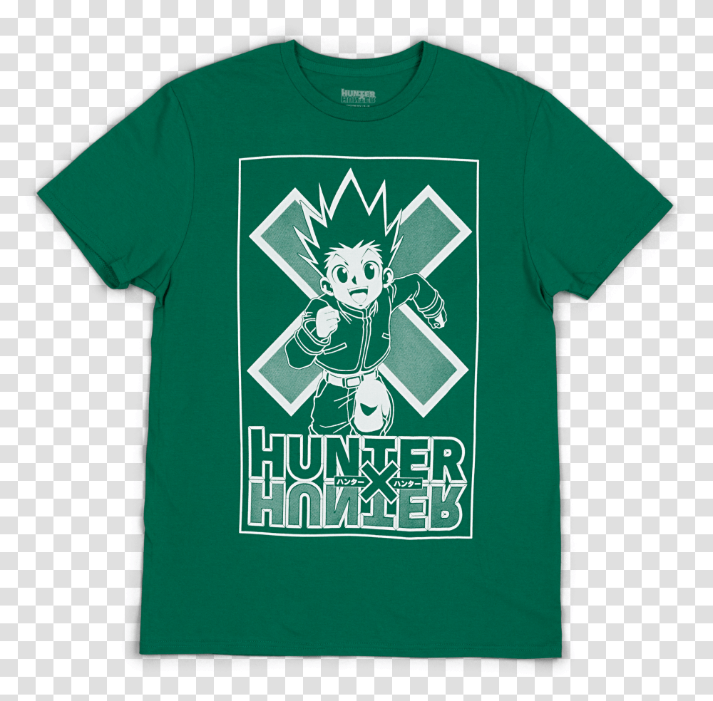 Green Hunter X Hunter Shirt, Apparel, T-Shirt Transparent Png