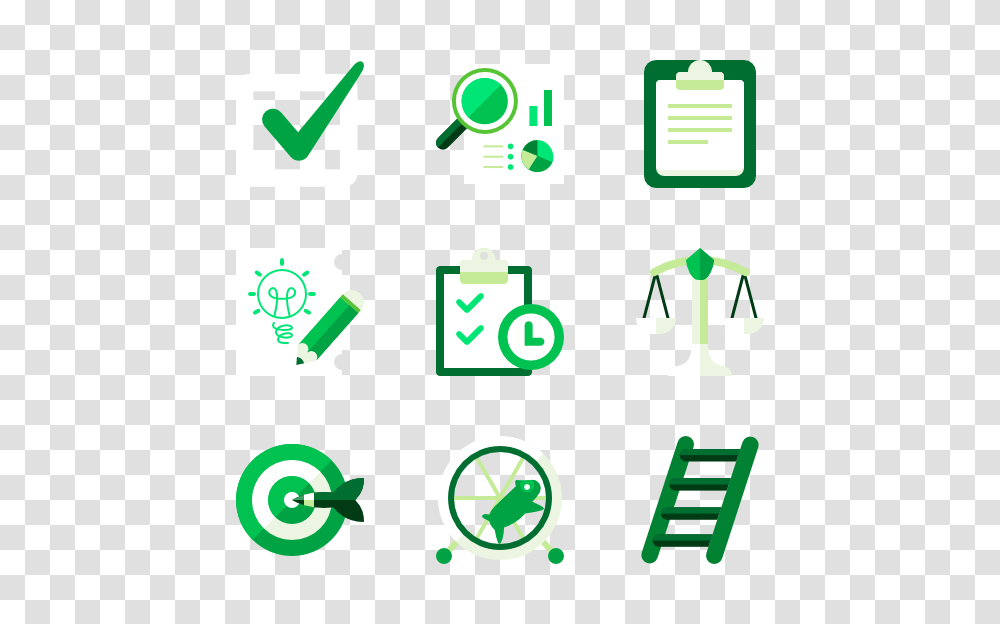 Green Icons, Number, Alphabet Transparent Png